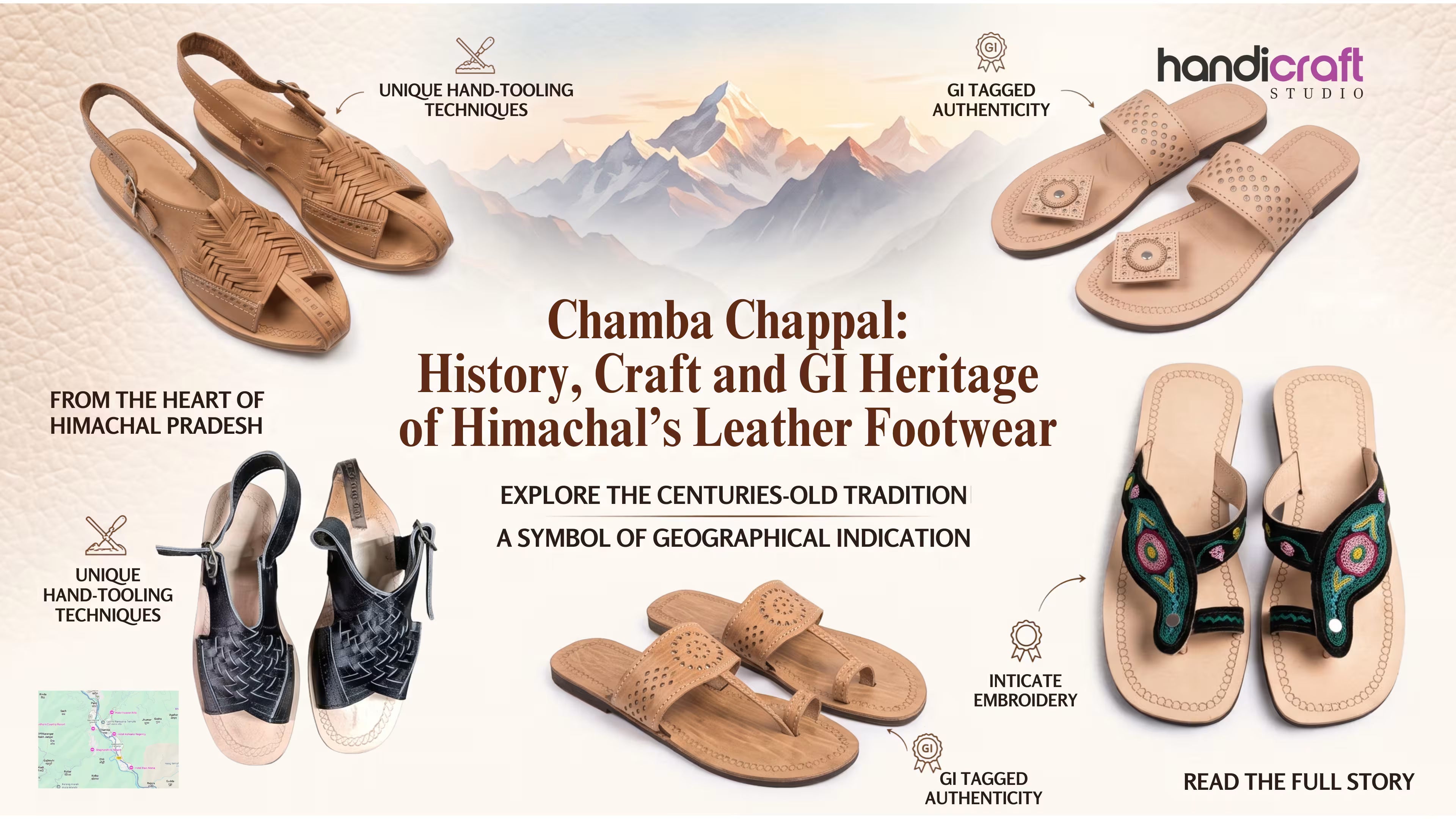 The Story Behind Himachal's Embroidered Chamba Chappal